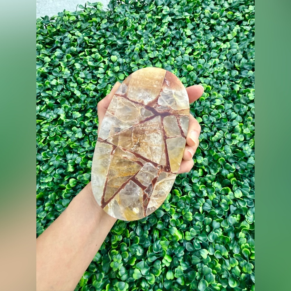 Golden Healer Quartz plate
